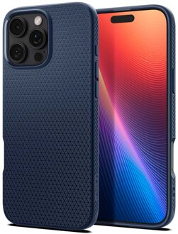 Spigen Liquid Air™ Backcover voor de Apple iPhone 16 Pro - Navy Blue Blauw