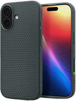 Spigen Liquid Air™ Backcover voor de Apple iPhone 17 - Abyss Green Donkergroen