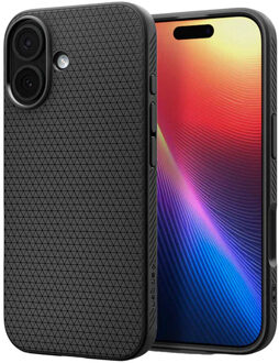 Spigen Liquid Air™ Backcover voor de Apple iPhone 17 - Matte Black Zwart