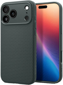 Spigen Liquid Air™ Backcover voor de Apple iPhone 17 Pro - Abyss Green Donkergroen