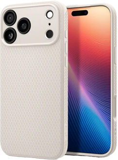Spigen Liquid Air™ Backcover voor de Apple iPhone 17 Pro Max - Natural Titanium Beige