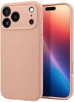 Spigen Liquid Air™ Backcover voor de Apple iPhone 17 Pro Max - Rose Titanium Roze