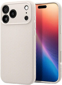Spigen Liquid Air™ Backcover voor de Apple iPhone 17 Pro - Natural Titanium Beige