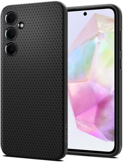 Spigen Liquid Air™ Backcover voor de Samsung Galaxy A35 - Matte Black Zwart