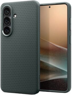 Spigen Liquid Air™ MagFit Backcover voor de Samsung Galaxy S26 Plus - Abyss Green Donkergroen