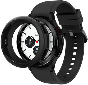 Spigen Liquid Air™ Pro Case voor de Samsung Galaxy Watch 4 Classic - 46 mm - Matte Black Zwart