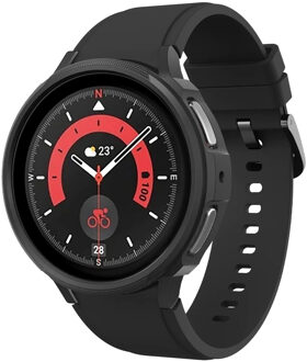 Spigen Liquid Air™ Pro Case voor de Samsung Galaxy Watch 5 Pro - 45 mm - Matte Black Zwart