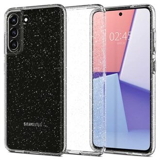 Spigen Liquid Crystal Backcover voor de Samsung Galaxy S21 FE - Crystal Quartz Transparant