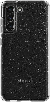 Spigen Liquid Crystal Backcover voor de Samsung Galaxy S21 FE - Crystal Quartz Transparant