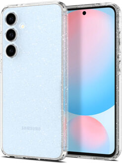 Spigen Liquid Crystal Backcover voor de Samsung Galaxy S24 FE - Crystal Quartz Transparant