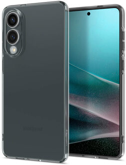 Spigen Liquid Crystal Backcover voor de Samsung Galaxy S25 Edge - Space Crystal Transparant