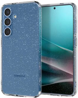 Spigen Liquid Crystal Backcover voor de Samsung Galaxy S25 Plus - Crystal Quartz Transparant