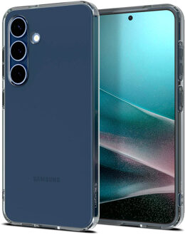 Spigen Liquid Crystal Backcover voor de Samsung Galaxy S25 - Space Crystal Transparant