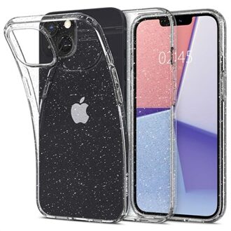 Spigen Liquid Crystal Glitter Backcover voor de iPhone 13 - Transparant