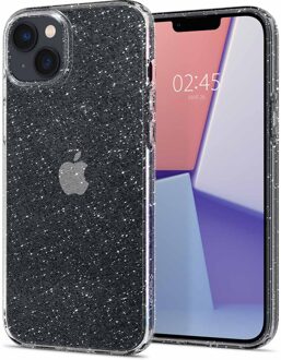 Spigen Liquid Crystal Glitter Backcover voor de iPhone 14 - Transparant