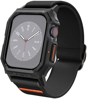 Spigen Lite Fit Pro™ Case + Band voor de Apple Watch Series 10 / 11 - 42 mm - Matte Black Zwart