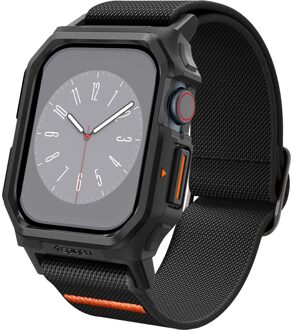 Spigen Lite Fit Pro™ Case + Band voor de Apple Watch Series 10 / 11 - 46 mm - Matte Black Zwart