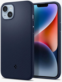 Spigen MagSafe Armor Backcover voor de Apple iPhone 14 Plus - Blue Blauw