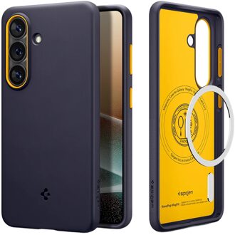 Spigen Nano Pop MagFit Backcover voor de Samsung Galaxy S26 - Blueberry Navy Donkerblauw
