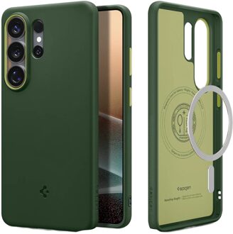 Spigen Nano Pop MagFit Backcover voor de Samsung Galaxy S26 Ultra - Avo Green Groen