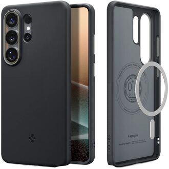 Spigen Nano Pop MagFit Backcover voor de Samsung Galaxy S26 Ultra - Black Sesame Zwart