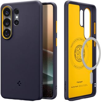 Spigen Nano Pop MagFit Backcover voor de Samsung Galaxy S26 Ultra - Blueberry Navy Donkerblauw
