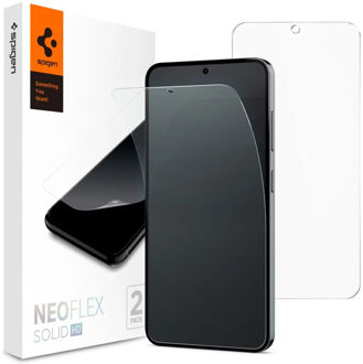 Spigen Neo Flex Screenprotector Duo Pack voor de Samsung Galaxy S24 Transparant