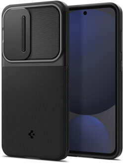Spigen Optik Armor Camera Slider voor de Samsung Galaxy S24 FE - Black Zwart