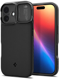 Spigen Optik Armor MagSafe voor de Apple iPhone 17 - Black Zwart