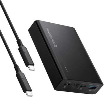 Spigen PowerArc ArcPack Powerbank - 60 Watt - 15.000 mAh Zwart - One size
