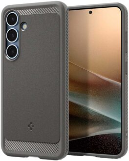 Spigen Rugged Armor Backcover MagSafe voor de Samsung Galaxy S25 Plus - Marble Gray Grijs