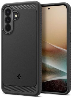 Spigen Rugged Armor Backcover voor de Samsung Galaxy A37 (5G) - Zwart