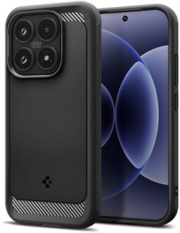 Spigen Rugged Armor Backcover voor de Xiaomi 17 - Black Zwart