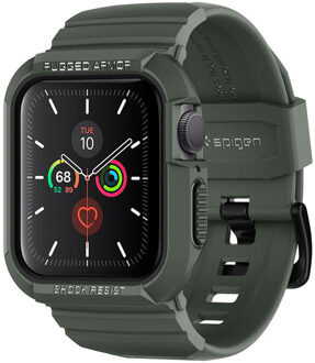 Spigen Rugged Armor Pro Apple Watch 40MM Hoesje en Bandje Groen