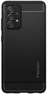 Spigen Rugged Armor Samsung Galaxy A52s / A52 Back Cover Zwart