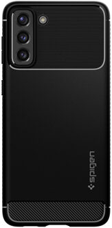 Spigen Rugged Armor Samsung Galaxy S21 Back Cover Zwart