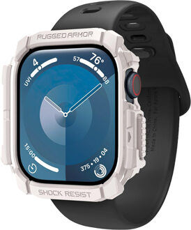 Spigen Rugged Armor™ Case voor de Apple Watch 10 / 11 - 46 mm - Beige
