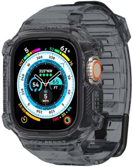Spigen Rugged Armor™ Pro Case voor de Apple Watch Ultra - 49 mm - Space Crystal Grijs