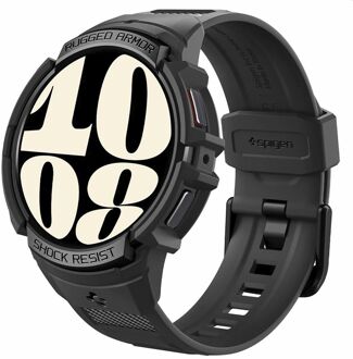 Spigen Rugged Armor™ Pro Case voor de Samsung Galaxy Watch 6 - 40 mm - Black Zwart