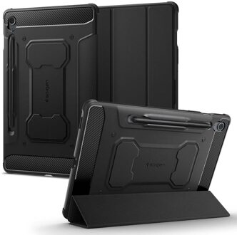 Spigen Samsung Galaxy Tab S9 FE Spigen Rugged Armor Pro Folio Case - Zwart