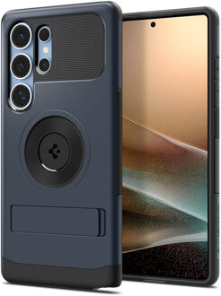 Spigen Slim Armor Backcover MagSafe voor de Samsung Galaxy S25 Ultra - Metal Slate Donkergrijs
