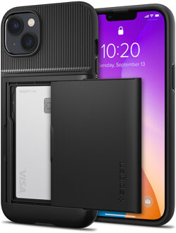 Spigen Slim Armor CS Backcover voor de Apple iPhone 14 - Zwart