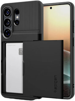 Spigen Slim Armor CS Backcover voor de Samsung Galaxy S26 Ultra - Black Zwart
