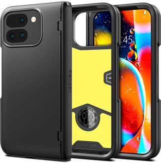 Spigen Slim Armor Pro Backcover voor de Google Pixel 9 Pro Fold - Transparant Zwart