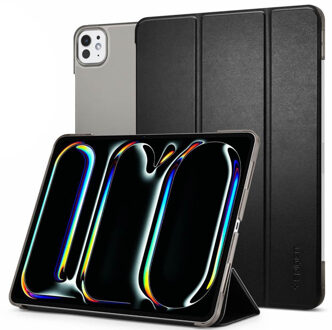 Spigen Smart Fold Bookcase voor de iPad Pro 11 (2024) M4 - Zwart