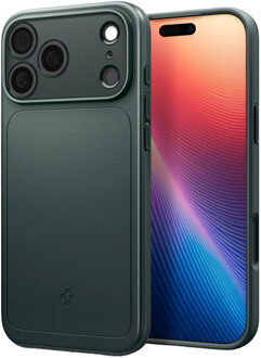 Spigen Thin Fit Backcover MagSafe voor de Apple iPhone 17 Pro - Abyss Green Donkergroen