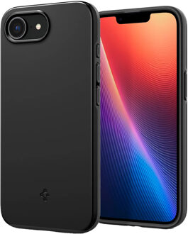 Spigen Thin Fit Backcover MagSafe voor de Apple iPhone 17e / 16e - Zwart