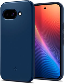Spigen Thin Fit Backcover MagSafe voor de Google Pixel 9A - Navy Blue Donkerblauw
