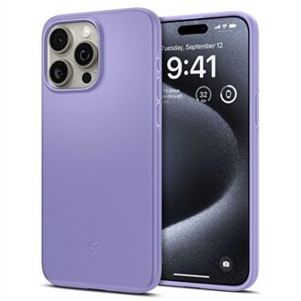 Spigen Thin Fit Backcover  voor de iPhone 15 Pro - Iris Purple Paars