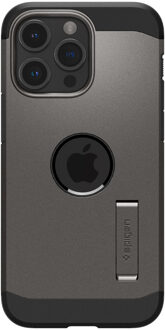 Spigen Tough Armor Backcover MagSafe voor de Apple iPhone 15 Pro - Gunmetal Grijs